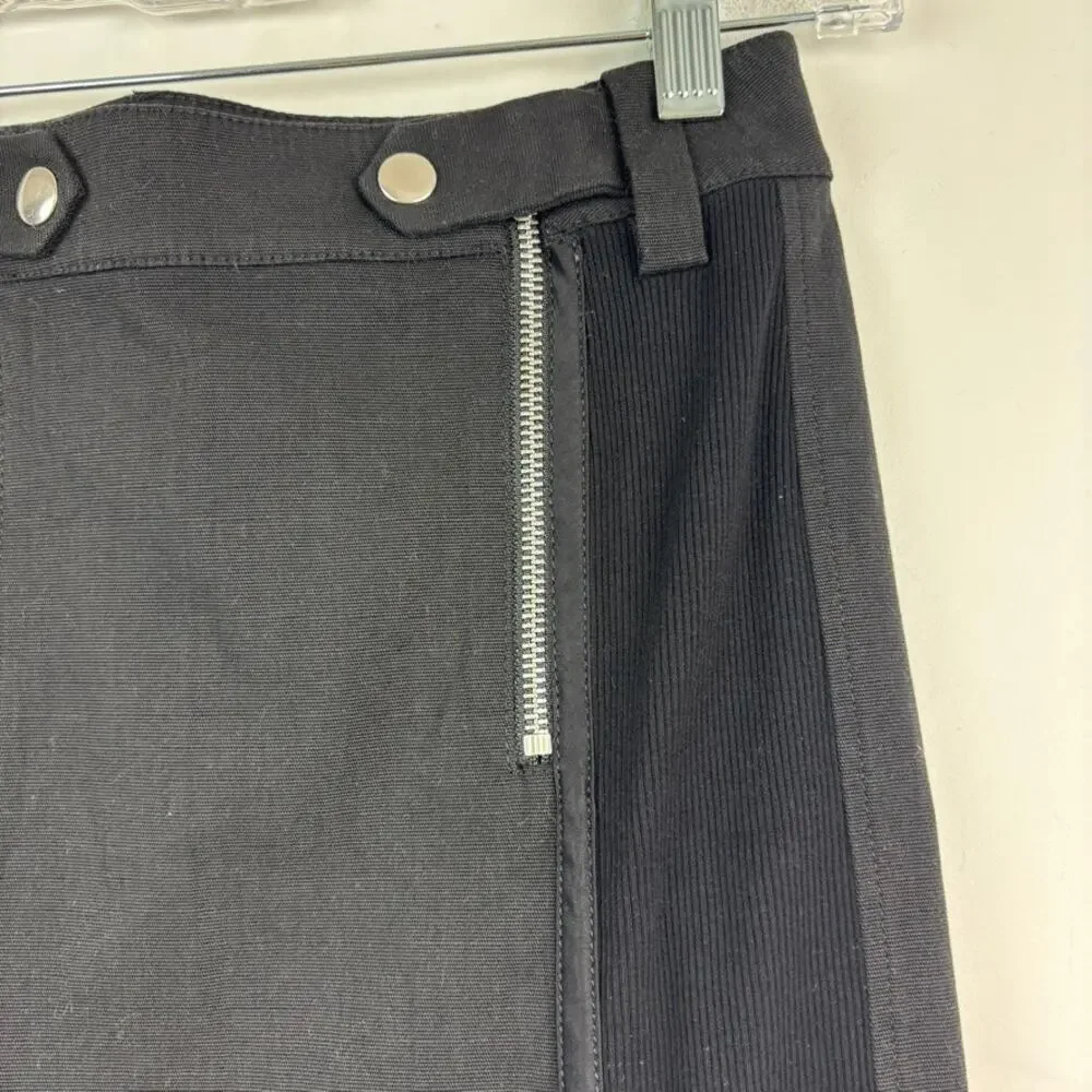T Alexander Wang Black Mini Skirt –  Lyocell Blend – Size 0- Capsule Closet